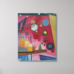 Toile Rouge lourd par Wassily Kandinsky
