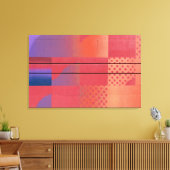 Toile Rouge & Orange - Collection Art de rue (Insitu(Salon))