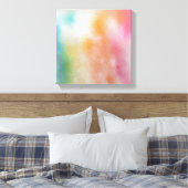 Toile Rouge rose bleu violet vert jaune moderne tendance (Insitu(Chambre))