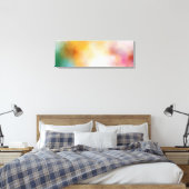 Toile Rouge rose Jaune Vert Bleu pourpre tendance coloré (Insitu(Chambre))