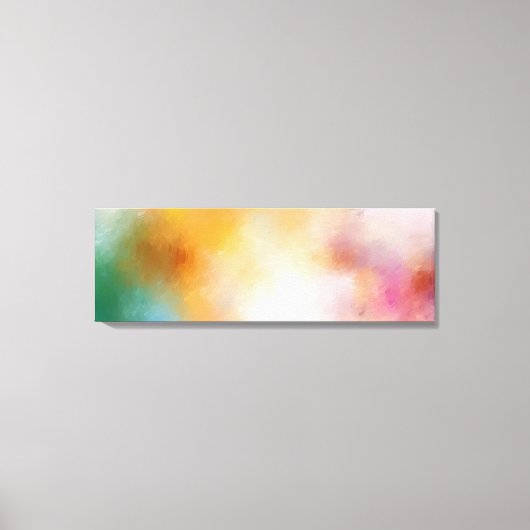 Toile Rouge rose Jaune Vert Bleu pourpre tendance coloré (Recto)