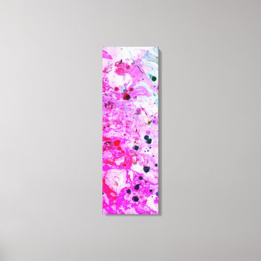 Toile Rouge rose violet bleu jaune vert tendance moderne (Recto)