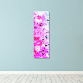 Toile Rouge rose violet bleu jaune vert tendance moderne (Insitu (Plancher de Bois))