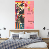 Toile Rouge rose Wassily Kandinsky (Insitu(Chambre))