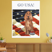 TOILE ROUGE SETTER CURLING  (Insitu(Salon))