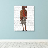 Toile Rouge Setter Rider Full (Insitu (Plancher de Bois))