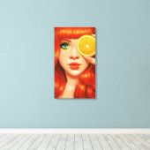 Toile RougeOrange (Insitu (Plancher de Bois))