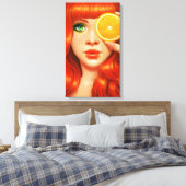 Toile RougeOrange (Insitu(Chambre))