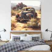 Toile Rouille en paix : l'art des vieilles voitures du d (Insitu(Chambre))