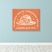 Toile Rouleaux de cannelle à épices citrouilles (Insitu (Plancher de Bois))