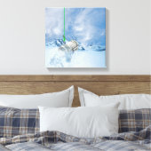 Toile rouler de l'argent sur l'hameçon de poisson (Insitu(Chambre))