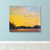 Toile Round Lake Mud Bay | Tom Thomson | (Insitu (Plancher de Bois))