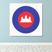 Toile Roundel cambodgien (Insitu (Plancher de Bois))