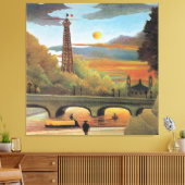 Toile Rousseau - Seine et Tour Eiffel (Insitu(Salon))