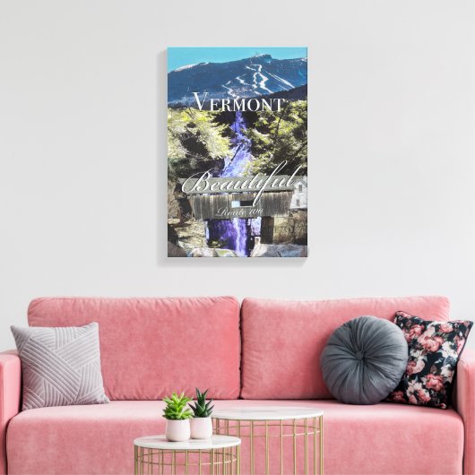 Toile Route 100, Vermont (Insitu(Salon))