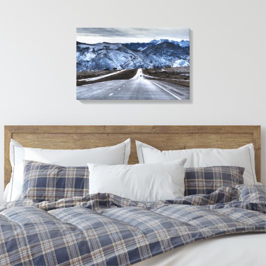 Toile Route 15 en hiver (Insitu(Chambre))