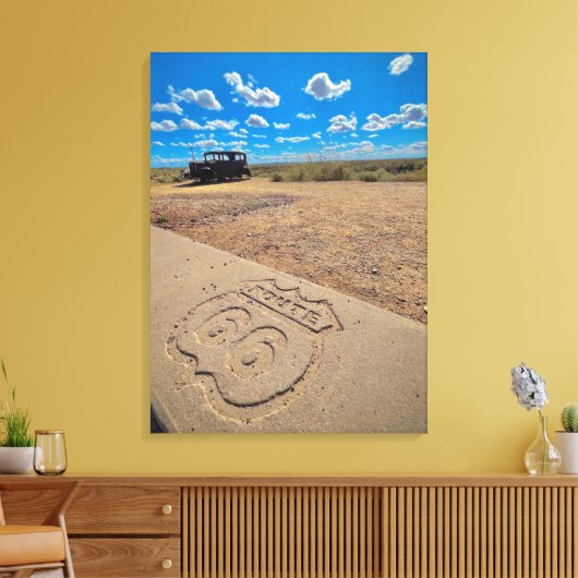 Toile route 66 (Insitu(Salon))