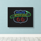 Toile Route 66, chemin Mother (Insitu (Plancher de Bois))