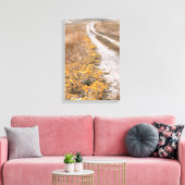 Toile Route à fleurs jaunes (Insitu(Salon))