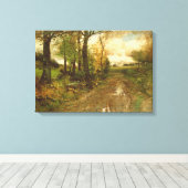 Toile Route à travers les bois (Insitu (Plancher de Bois))