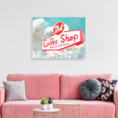 Toile Route américaine | Coffee Shop Sign (Insitu(Salon))