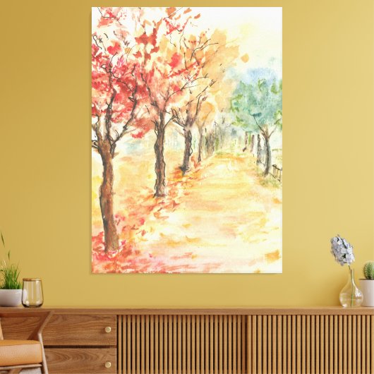 Toile Route d'automne (Insitu(Salon))