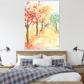 Toile Route d'automne (Insitu(Chambre))