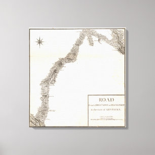 Toile Route de chaux vers Frankfort
