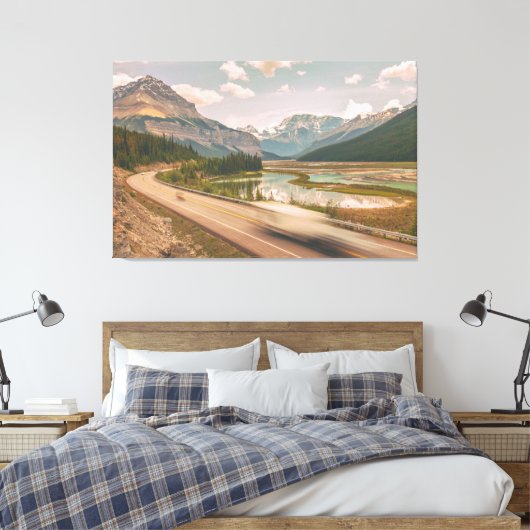 Toile Route de Icefield Parkway (Insitu(Chambre))