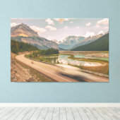 Toile Route de Icefield Parkway (Insitu (Plancher de Bois))