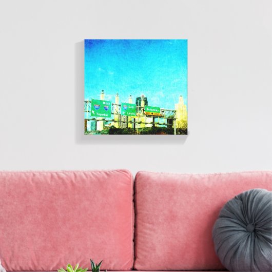 Toile Route de Kansas (Insitu(Salon))