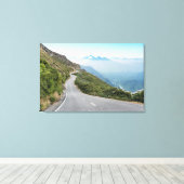 Toile Route de la montagne Winding | Parc national olymp (Insitu (Plancher de Bois))