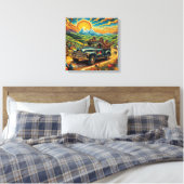 Toile Route de l'art populaire (Insitu(Chambre))