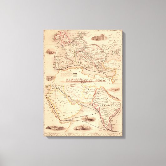 Toile Route de l'Inde (Recto)