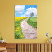Toile Route de terre et arbre (Insitu(Salon))