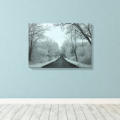 Toile Route d'hiver (Insitu (Plancher de Bois))
