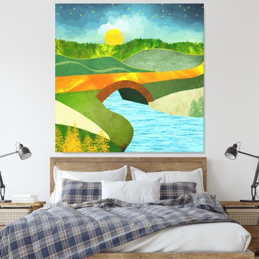 Toile Route d'or (Insitu(Chambre))