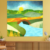 Toile Route d'or (Insitu(Salon))