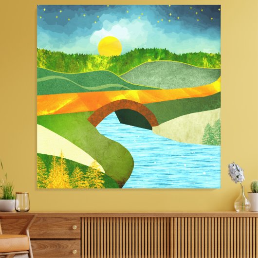 Toile Route d'or (Insitu(Salon))