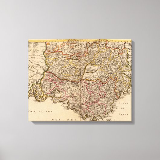 Toile Route française (Recto)