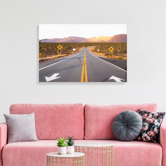 Toile Route Le Parc National Joshua Tree (Insitu(Salon))