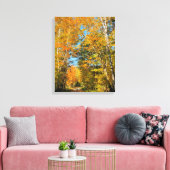 Toile Route rurale Automne Colonnes New Hampshire (Insitu(Salon))