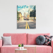 Toile Route vers le centre ville (Insitu(Salon))