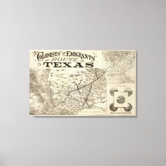 Toile Route vers le Texas (Recto)