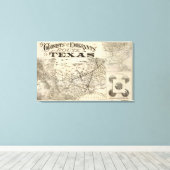 Toile Route vers le Texas (Insitu (Plancher de Bois))