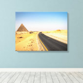 Toile Route vers les Pyramides (Insitu (Plancher de Bois))