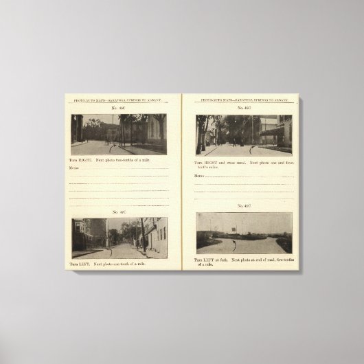 Toile Routes automobiles, NY (Recto)