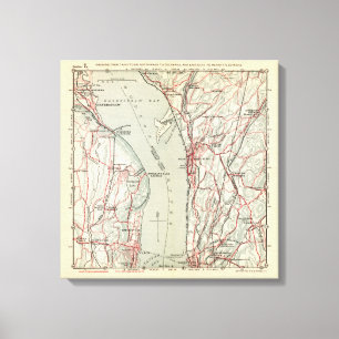 Toile Routes de bicyclette à New York et Connecticut 3