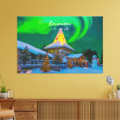Toile Rovaniemi, Finlande - Aurore magique (Insitu(Salon))