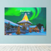 Toile Rovaniemi, Finlande - Aurore magique (Insitu (Plancher de Bois))
